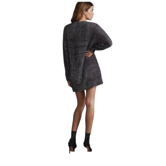 Anthropologie Oversized Slouchy Indie Grunge Stretchy Whimsigoth Metallic XS - Picture 12 of 12